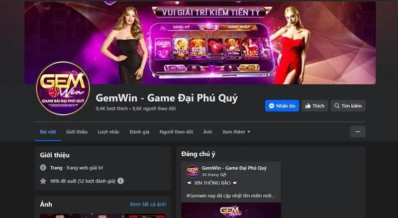 Theo dõi các kênh mạng xã hội của cổng game để cập nhật mọi tin tức bảo trì